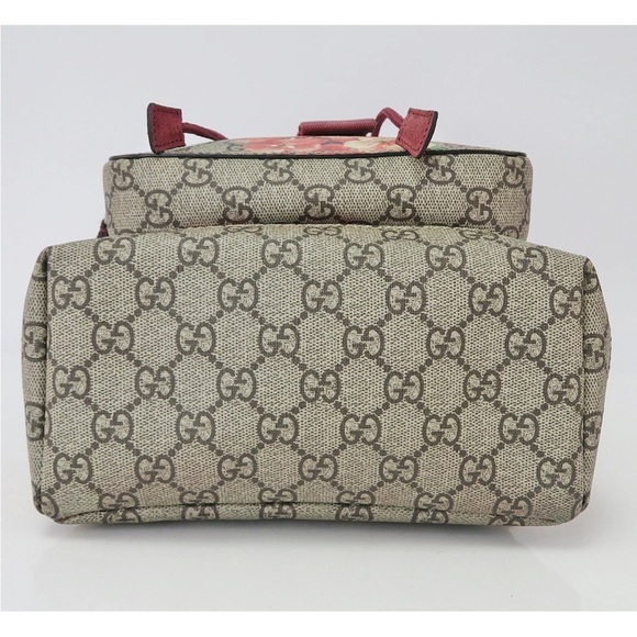 Gucci Floral Backpack - Pink and Brown - Picture 6 of 16